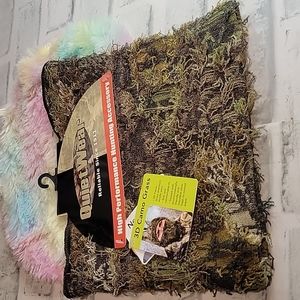 QuierWear Camo Grass 3D Neck Warmer hunting accessory